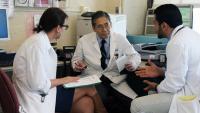 Columbia Neurology staff members in a meeting
